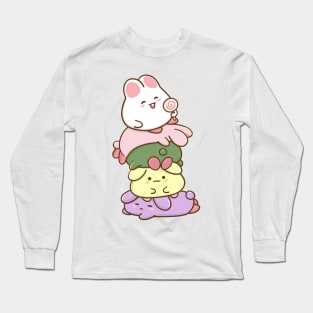 Cute bunnies together Long Sleeve T-Shirt